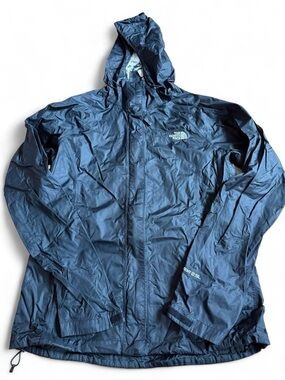 The North Face HyVent Rain Jacket Women’s Medium Black Lightweight Shell Hooded
